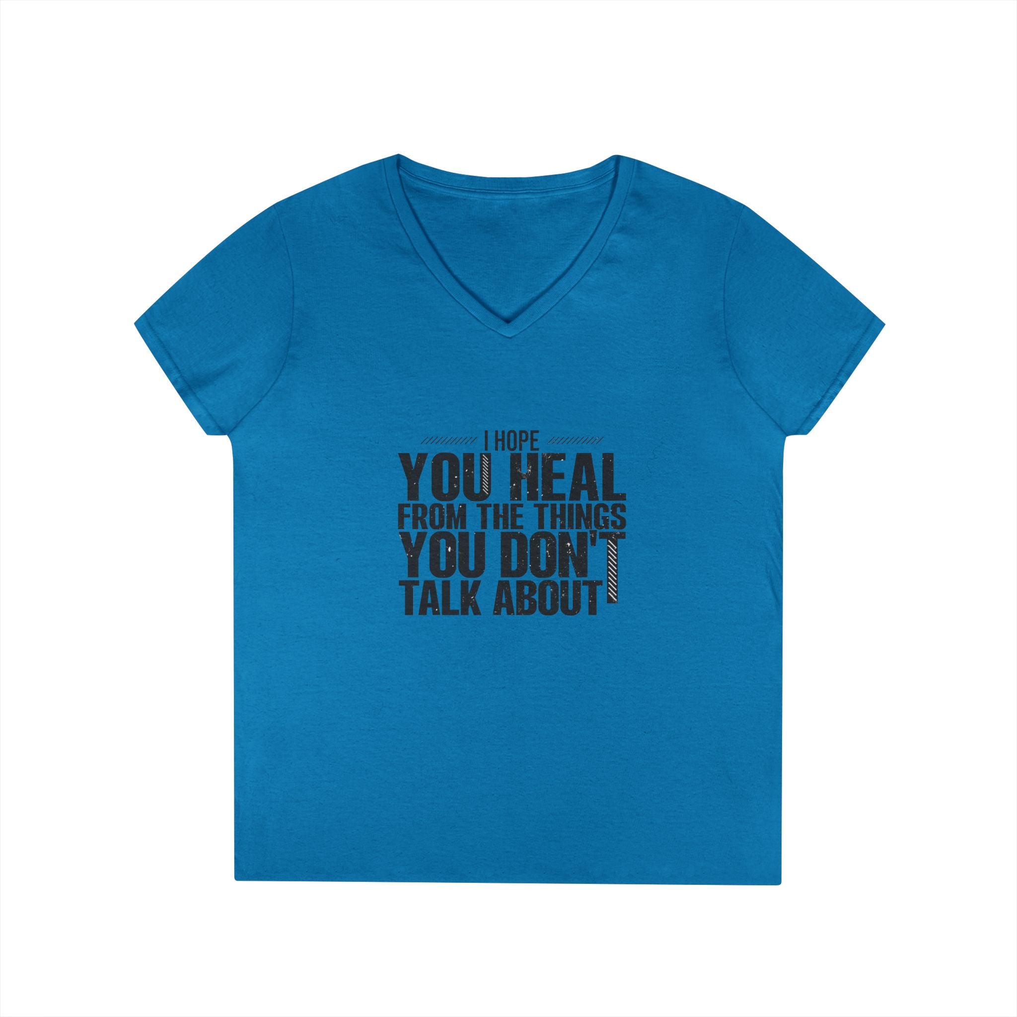 Motivational V-Neck T-Shirt, Graphic Tee