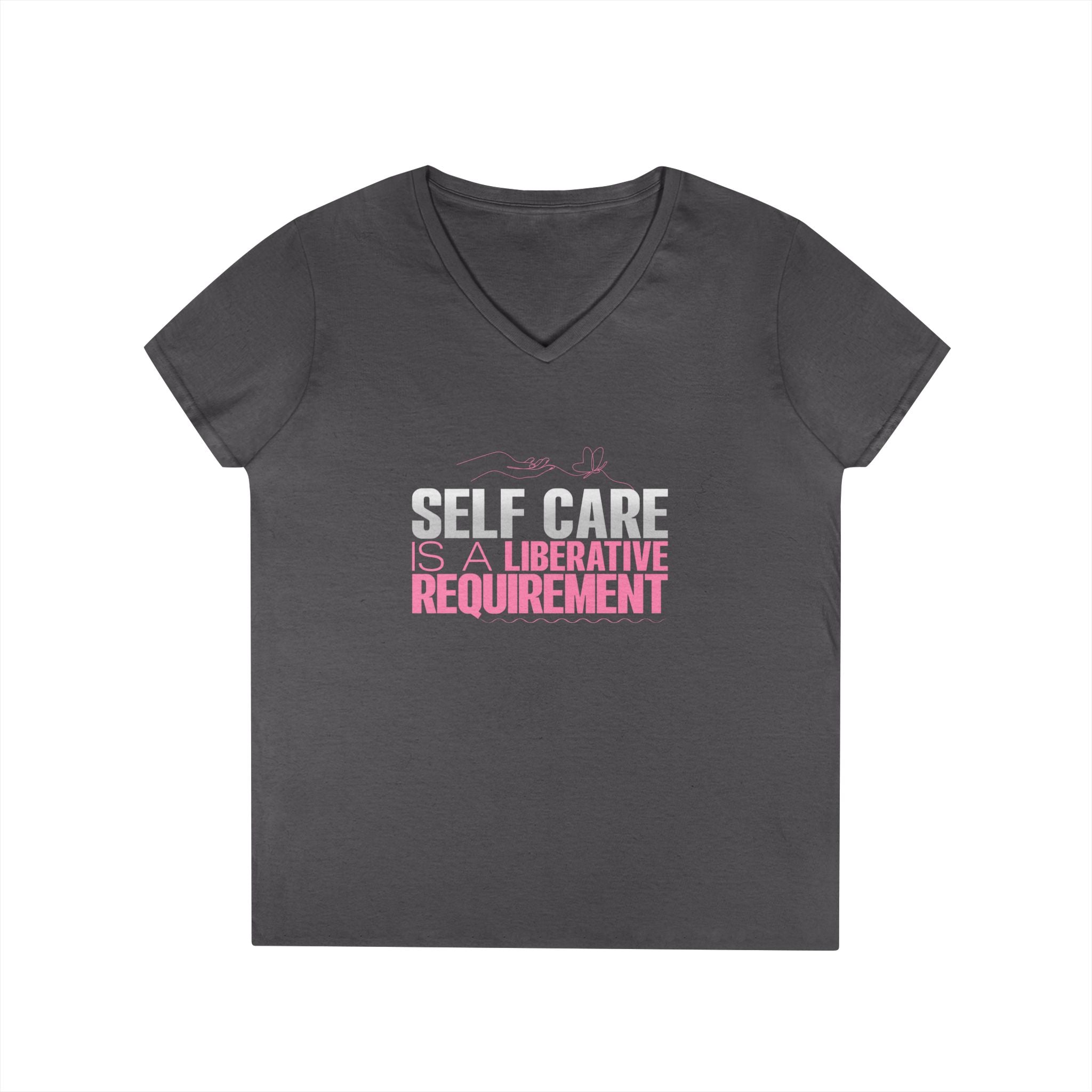 Motivational V-Neck T-Shirt, Graphic Tee