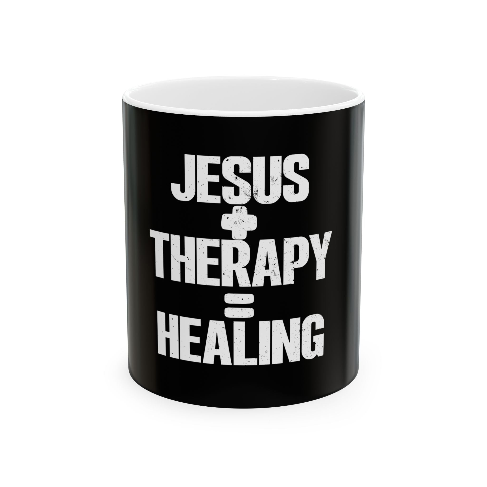 "JESUS+THERAPY" Ceramic Mug