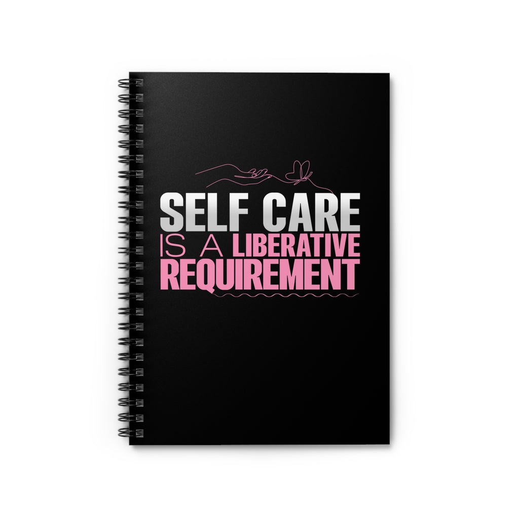 Motivational Spiral Journal - "SELF CARE"