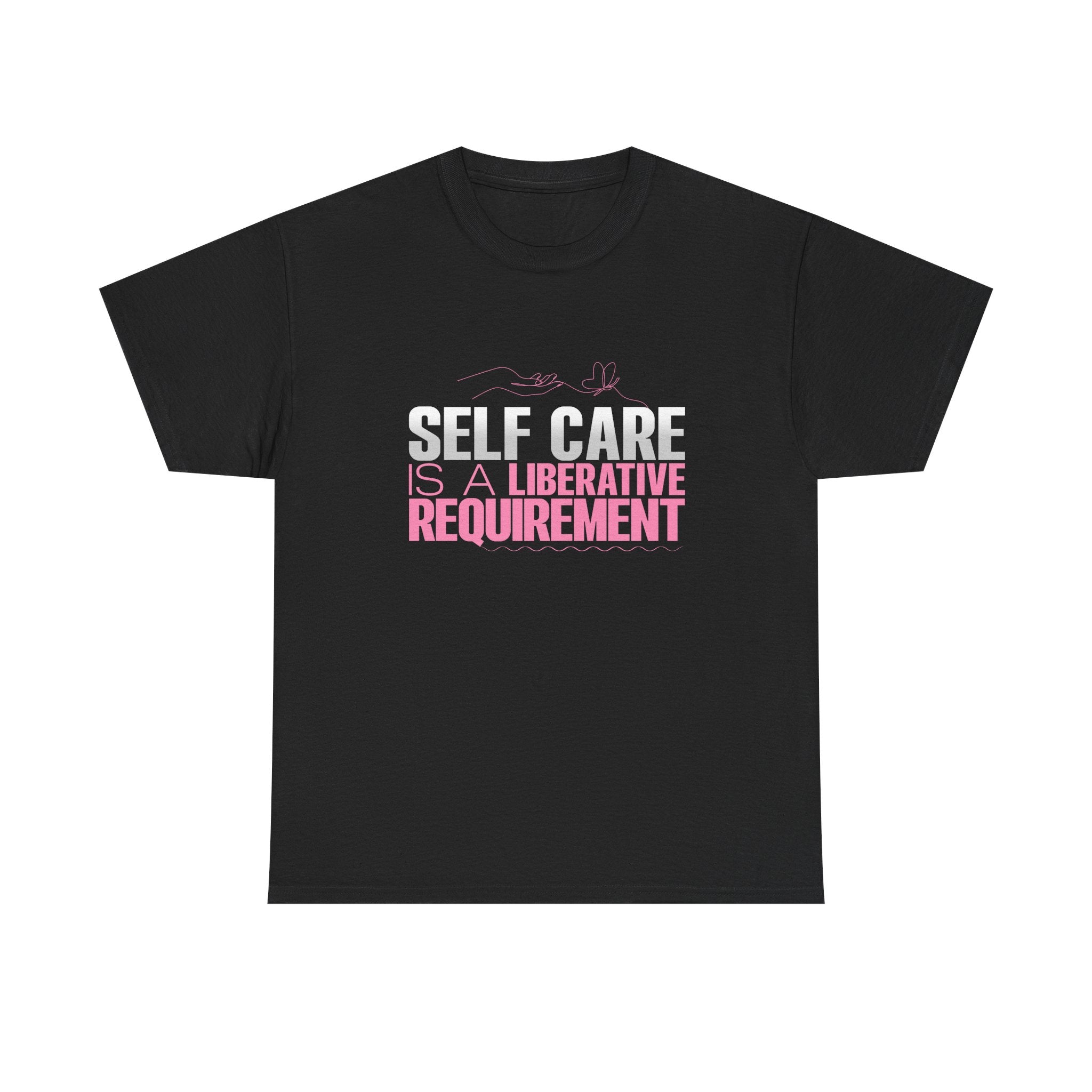 Motivational Unisex Heavy Cotton Tee - "Self Care"