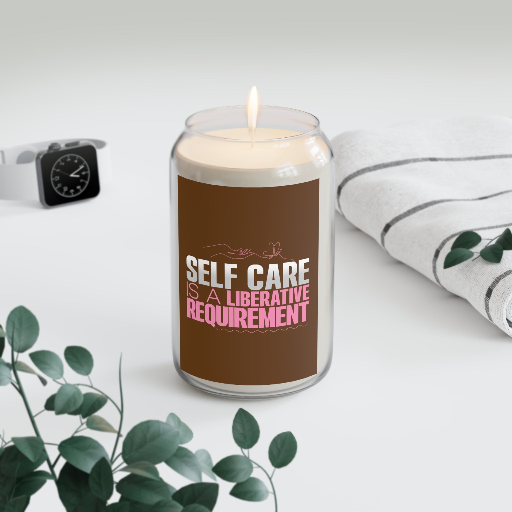 Scented Soy Candle - 'Self Care is a Liberative Requirement