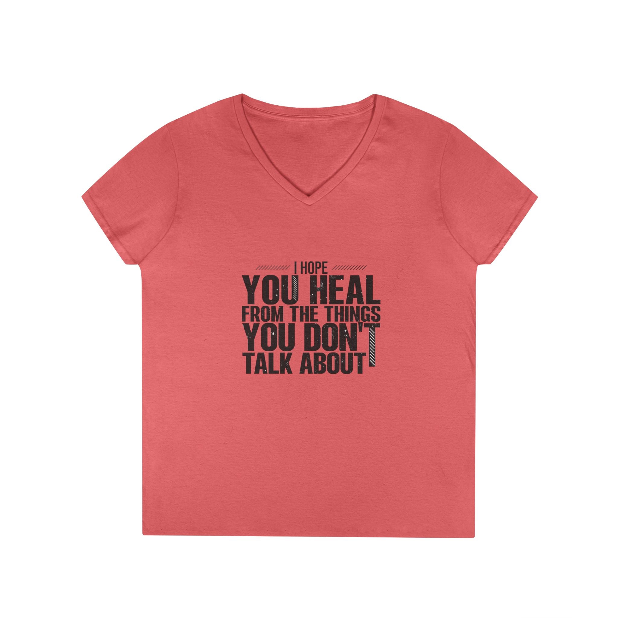 Motivational V-Neck T-Shirt, Graphic Tee
