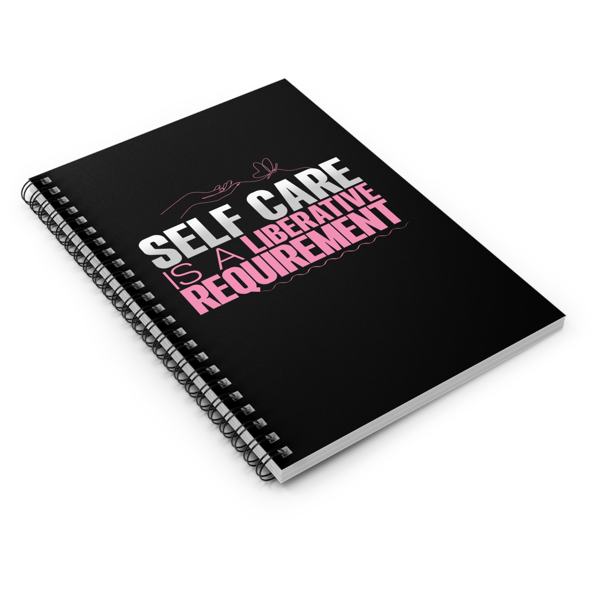 Motivational Spiral Journal - "SELF CARE"