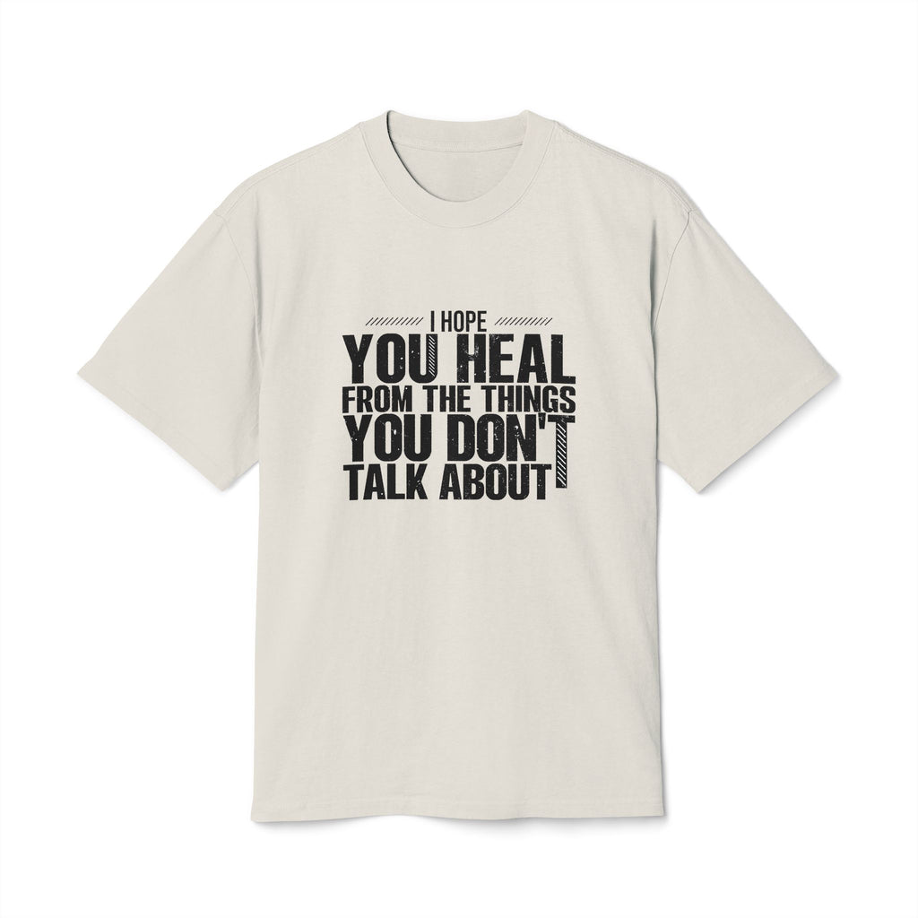 Unisex Heavy Faded Tee | "Hope You Heal"