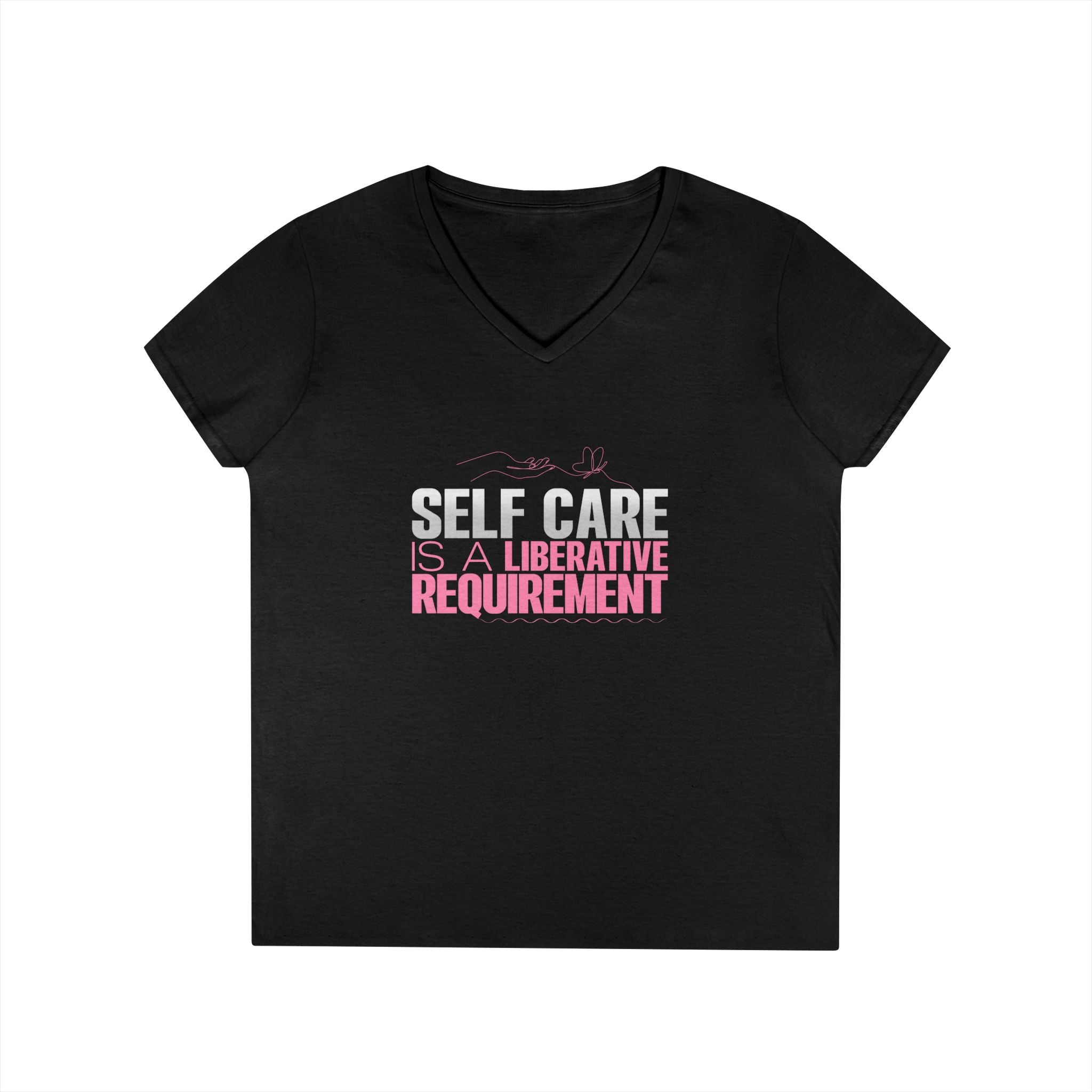 Motivational V-Neck T-Shirt, Graphic Tee