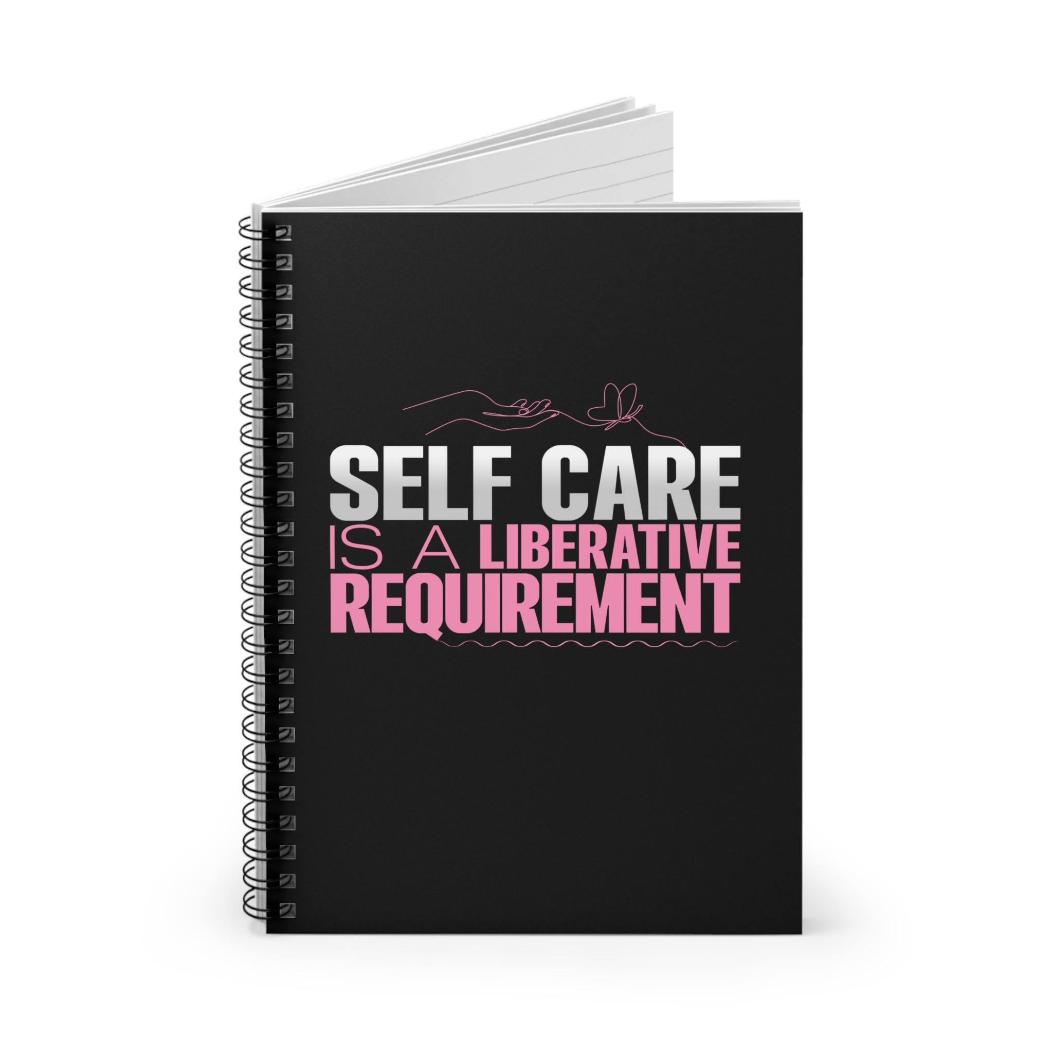 Motivational Spiral Journal - "SELF CARE"