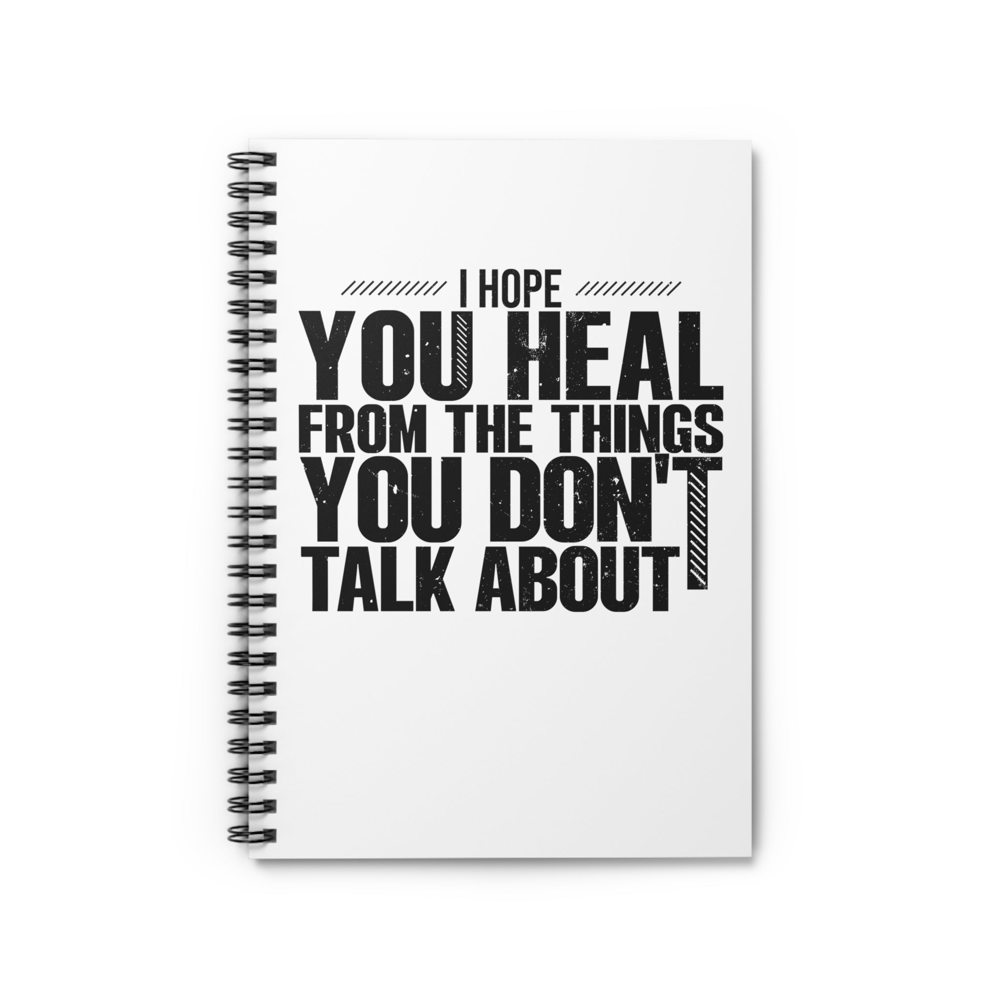 Motivational Spiral Journal - "I Hope You Heal"