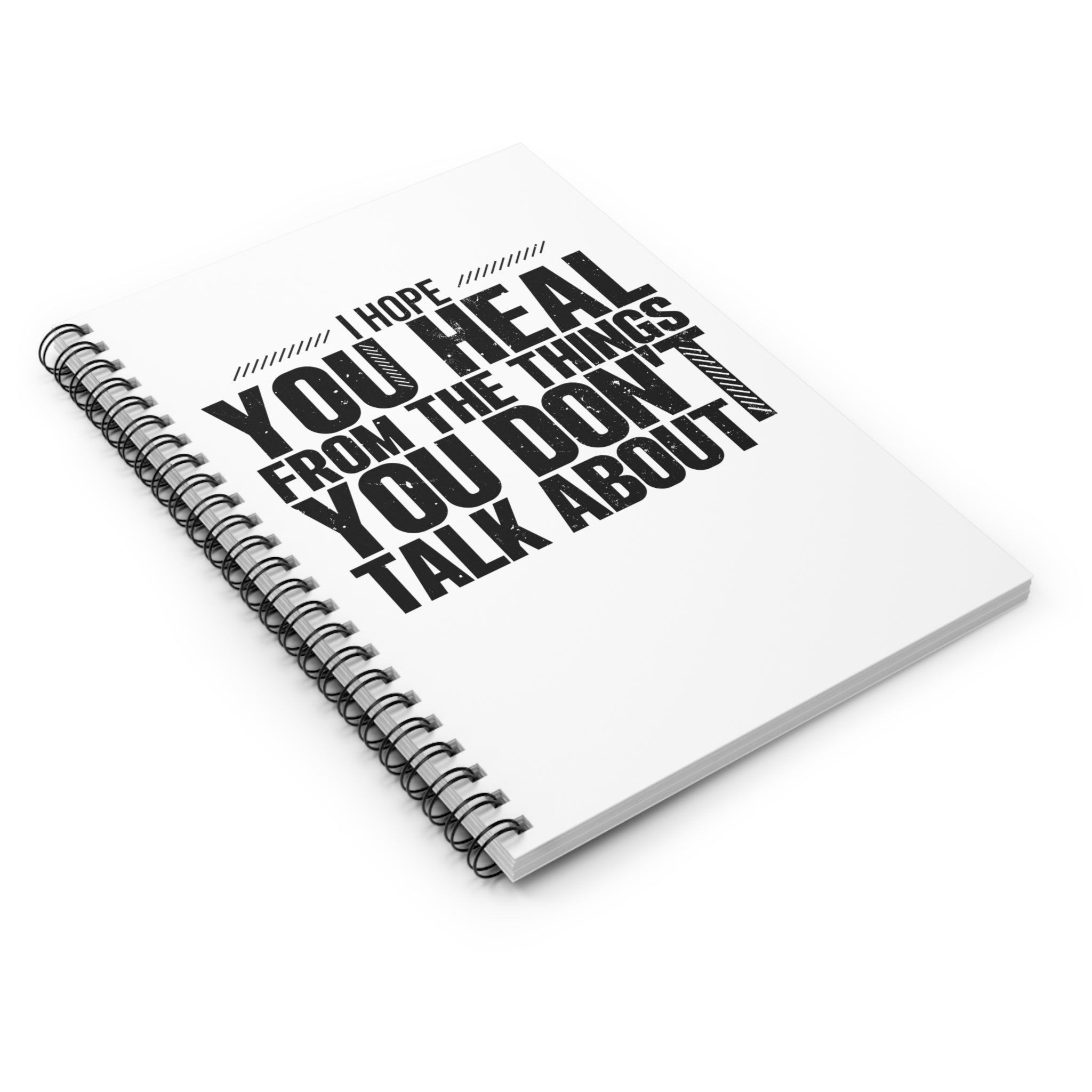 Motivational Spiral Journal - "I Hope You Heal"