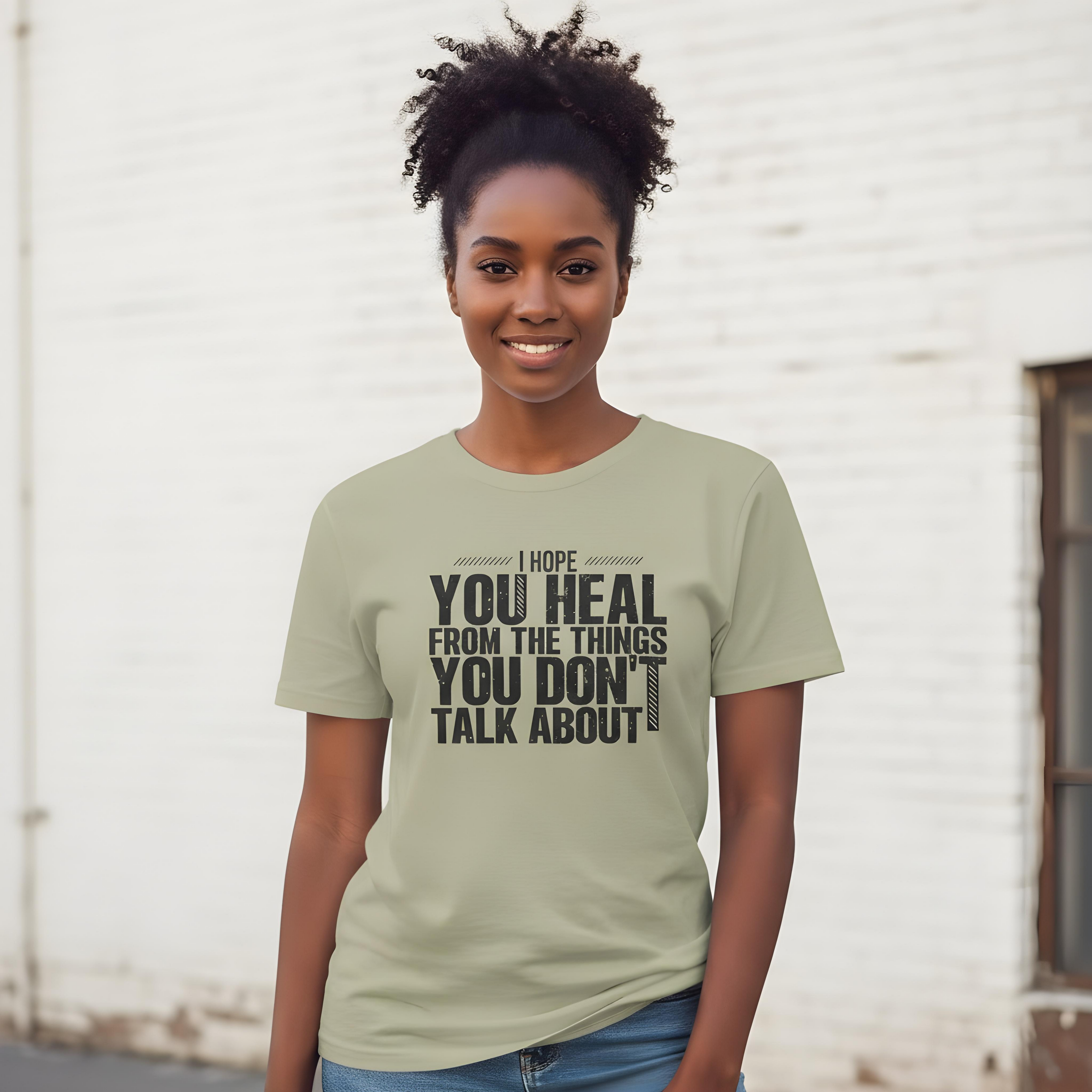 Unisex Heavy Faded Tee | "Hope You Heal"